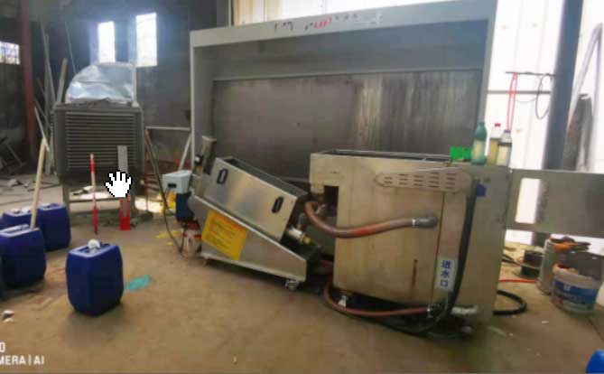 噴漆房水簾噴漆柜廢水怎么處理？